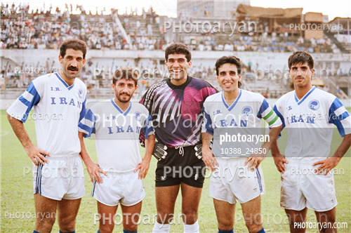 بازیکنان دهه های مختلف فوتبال ایران-احمدرضا عابدزاده Ahmad Reza Abedzadeh,شاهین بیانی,مهدی فنونی زاده,رضا حسن زاده,