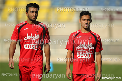 تمرین پرسپولیس  در ورزشگاه شهید کاظمی96/04/07-حمید طاهرخانی,سیامک نعمتی,