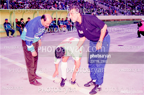 بازیکنان دهه های مختلف فوتبال ایران 10-حامد کاویانپور,حسین فرکی,جلال طالبی,