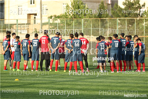 تمرین پرسپولیس در ورزشگاه خیریه عمل 96/02/23-کریم باقری,برانکو ایوانکویچ  Branko Ivanković ,