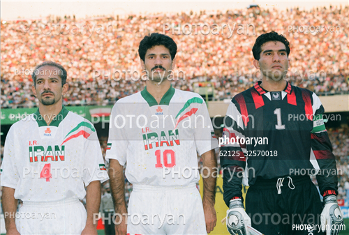 بازیکنان دهه های مختلف فوتبال ایران 19-احمدرضا عابدزاده Ahmad Reza Abedzadeh,محمد خاکپور,علی دایی  Ali Daei,