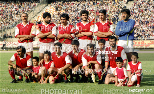 عکس های تیم پرسپولیس دهه 60-حمید درخشان,محمد پنجعلی,ناصر محمدخانی,وحید قلیچ,ضیاء عربشاهی,فریبرز مرادی,علی پروین  Ali Parvin,محمد مایلی کهن,غلامرضا فتح ابادی,حسین کاشی نژاد,عباس کارگر,