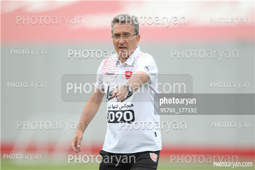 تمرین پرسپولیس در ورزشگاه درفشی فر 95/02/13-برانکو ایوانکویچ  Branko Ivanković ,