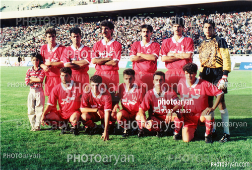 عکسهای تیمی پرسپولیس  دهه 70-افشین پیروانی,بهروز رهبری فر,حسین عبدی,حسن شیر محمدی,علی دایی  Ali Daei,رضا ترابیان,نیما نکیسا,داوود محبوب,شهرام براتپوری,محمود کلهر,