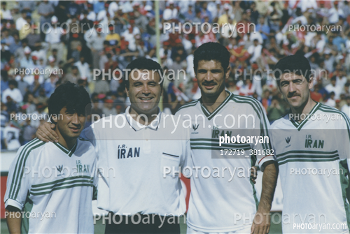 بازیکنان دهه های مختلف فوتبال ایران 40-خداداد عزیزی  Khodadad Azizi,علی دایی  Ali Daei,کریم باقری,