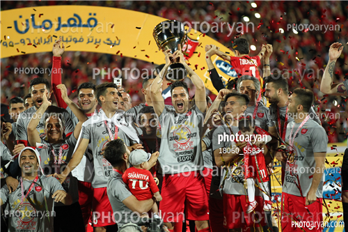 جشن قهرمانی تیم فوتبال پرسپولیس 96/01/30-صادق محرمی,سامان نریمان جهان,سروش رفیعی,احسان علوان زاده,کمال کامیابی نیا,محمد امین آرام طبع,حامد آقایی,