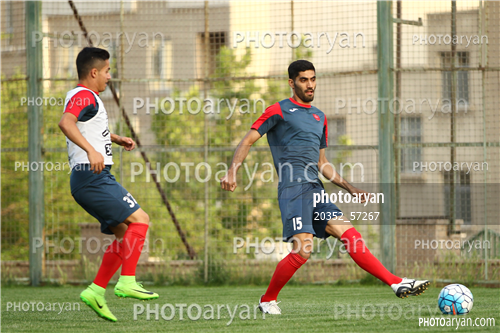تمرین پرسپولیس در ورزشگاه خیریه عمل 96/02/23-محمد انصاری,حمید طاهرخانی,