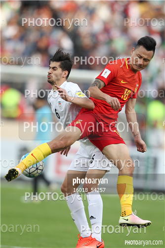 ایران 1-چین 0  - 1396/01/08-سعید عزت الهی,gao lin,