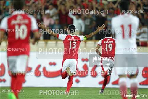 پرسپولیس 2-فولاد خوزستان 0 -96/05/05-حسین ماهینی,وحید امیری,