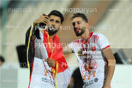 مراسم اهدای جام قهرمانی لیگ برتر (99/05/17) -بشار رسن,مهدی عبدی,